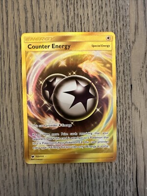 Pokémon TCG Counter Energy Crimson Invasion 122/111 Holo Secret Rare