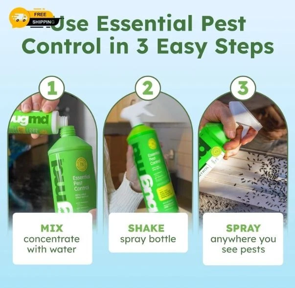 BugMD Pest Control Essential Oil Concentrate 3.7 oz (1-Pack) orginal - Image 4 of 4