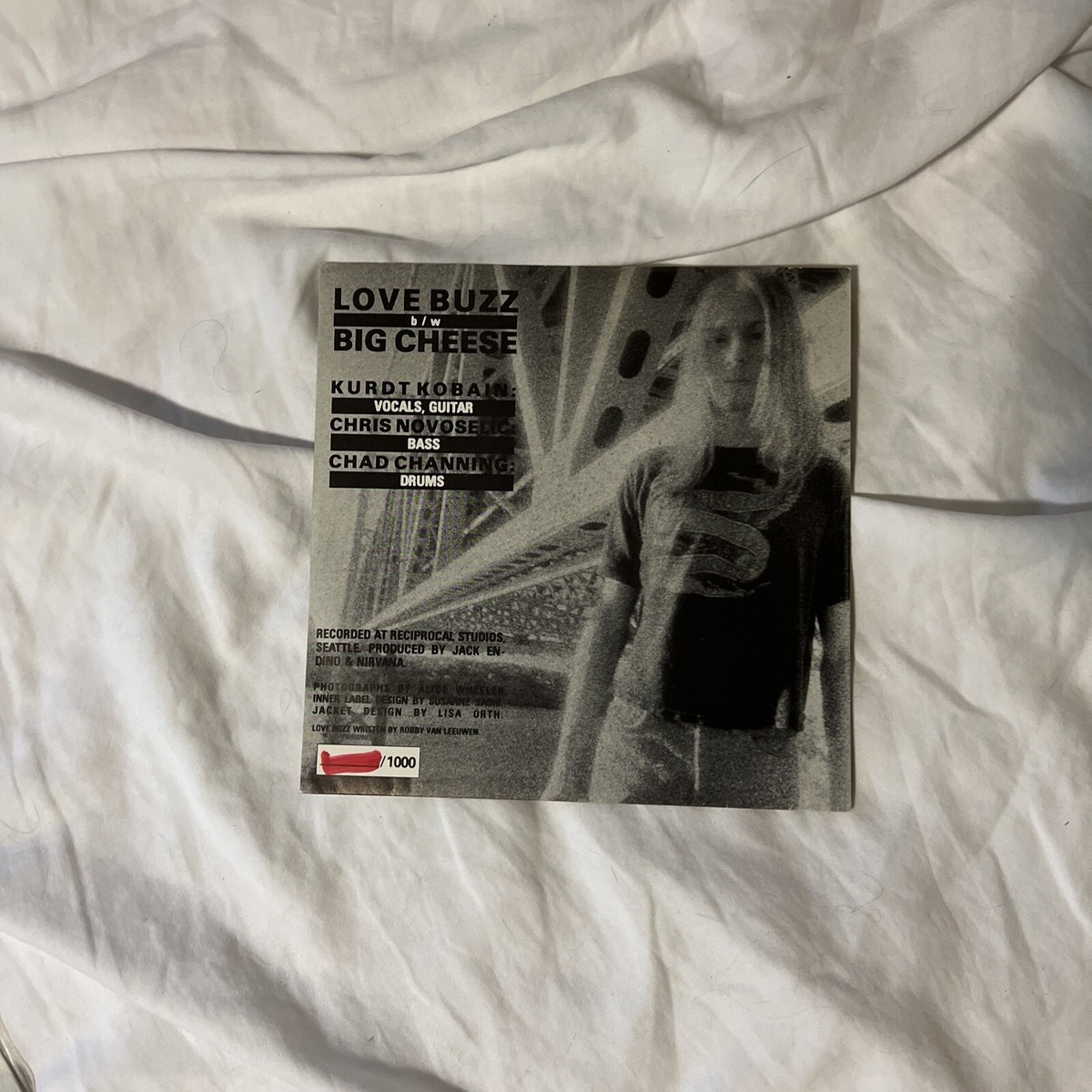 Nirvana, Love Buzz, Red Slash Promo Copy, Original First