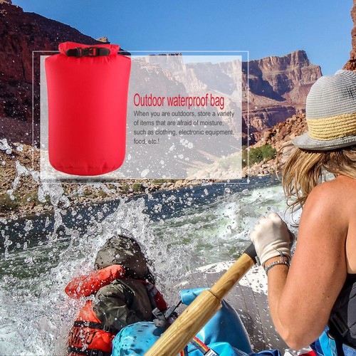 Bolsa Seca Portátil Impermeable 8/40/70L Roll Top para Rafting Barco Flotante - Imagen 2 de 14