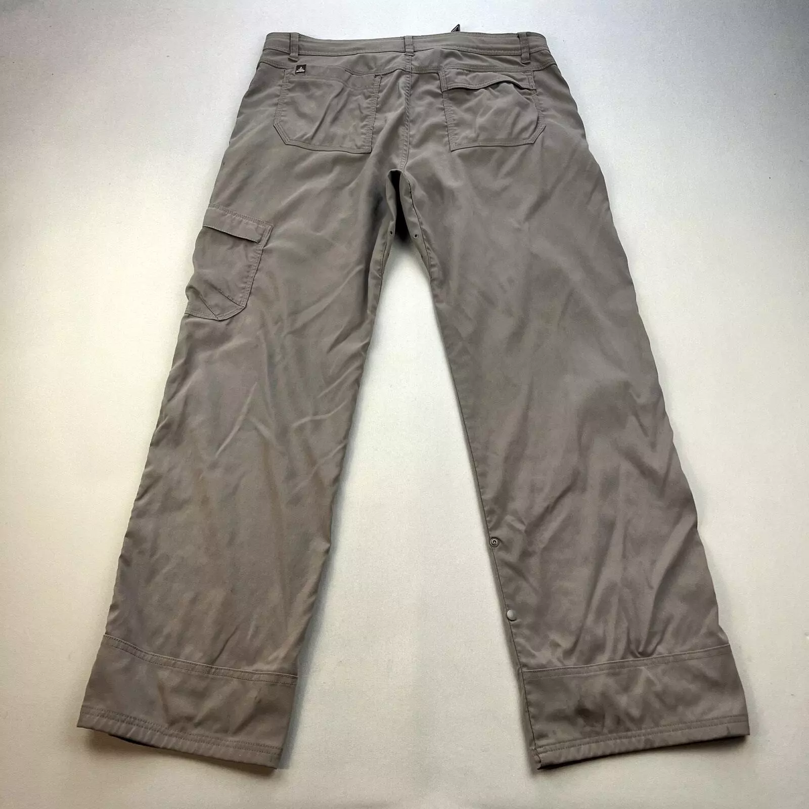 prana cargo belted straight leg utility hiking outdoor pants