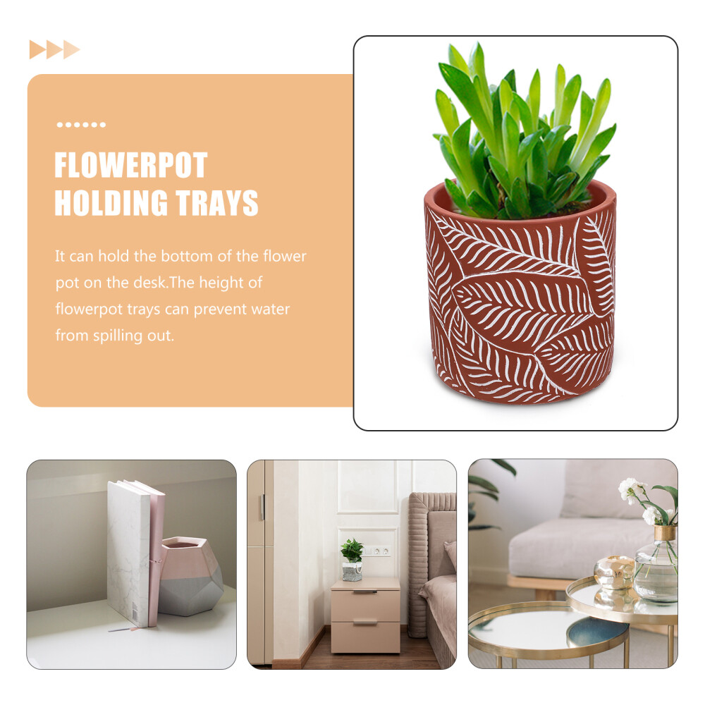 10 Pices Plateau De Pot De Fleur Plateau Bonsa Soucoupe Rectangulaire