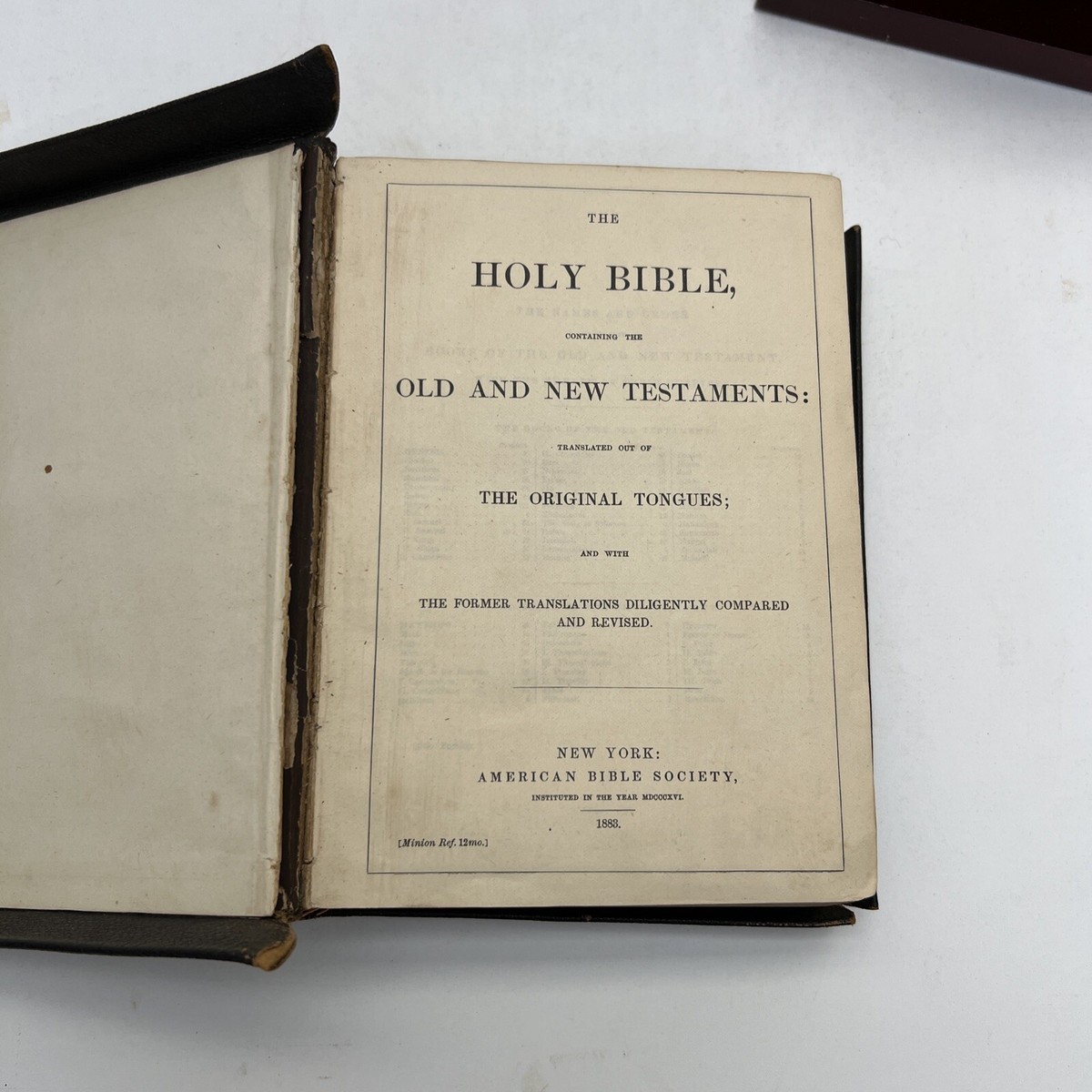Antique Rare The Holy Bible (Translated) New York: American Bible