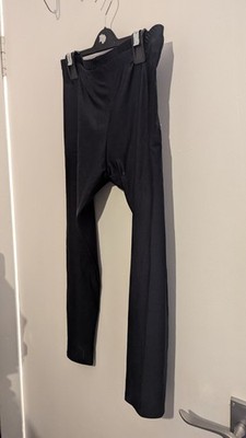 Schwarze Roch Valley Tanzleggings Größe 4 UK 12