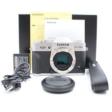 Fujifilm X-T20 Silver Mirrorless Camera Body Low Shutter 97 Used Excellent Japan
