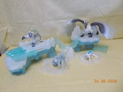 Schleich Eldrador Eisfestung Eiswelt -Eisspinne-Eistiger-Eishyäne-Eisgreif