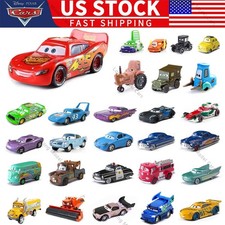 Disney Pixar Cars Movie Lightning Mater Sally Lizzie Die-Cast Model Gifts Loose