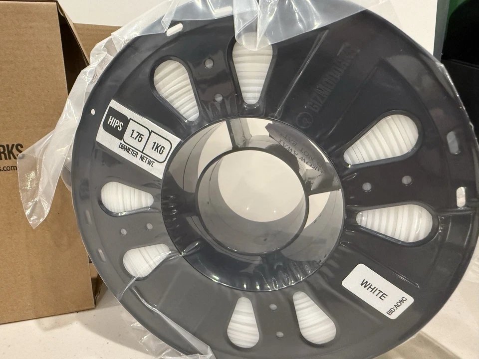 GIZMODORKS HIPS 3D PRINTER FILAMENT 1.75mm White - Image 2 of 2