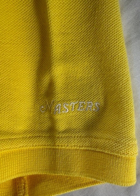 Masters Collection Ladies Yellow Short Sleeve Polo Women's Small