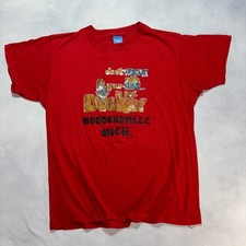 Vintage 80's Funny Wife Adult Humor T-Shirt Mens L Red Single Stitch Made in USA