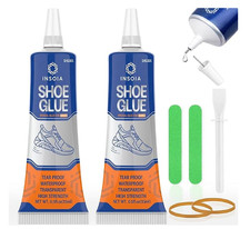Shoe Glue Sole Repair Kit, Heavy Duty Shoe Adhesive, Waterproof, Flexible, Clear