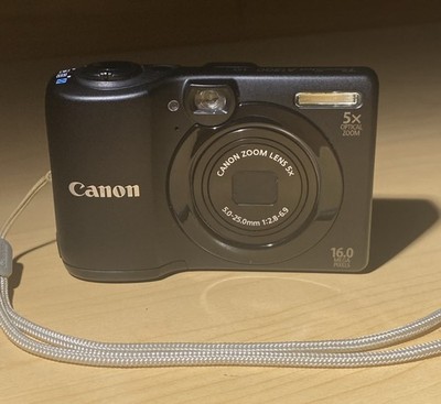 Canon PowerShot A1300 HD 16MP Digital Camera - Black (Fully Tested) A+