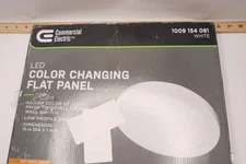 Integrated LED Round Flat Panel Ceiling Flush Mount Color Change 5CCT 22.5W 15"