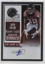 2015 Panini Contenders Rookie Playoff Ticket 116/199 Jalen Collins #117 Auto 0f8
