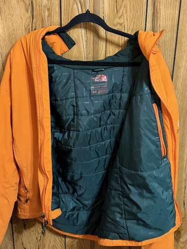 The North Face Summit Series HyVent Alpha Orange Insulated Ski Jacket Mens M