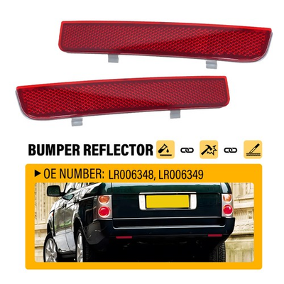 #ad OEM 2X Rear Red Bumper Reflector Range for Freelander Rover 2008 2014 LR006348 2 $18.99