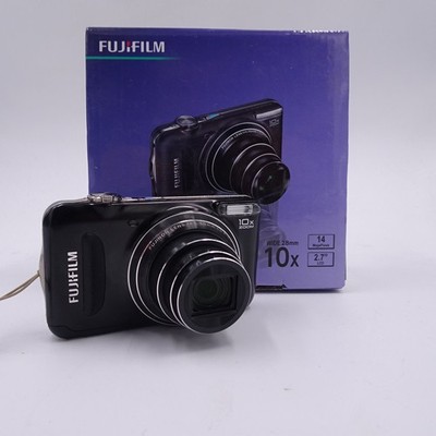 Fujifilm FinePix T210 Digitalkamera Digicam Schwarz 14 MP in OVP Zustand gut