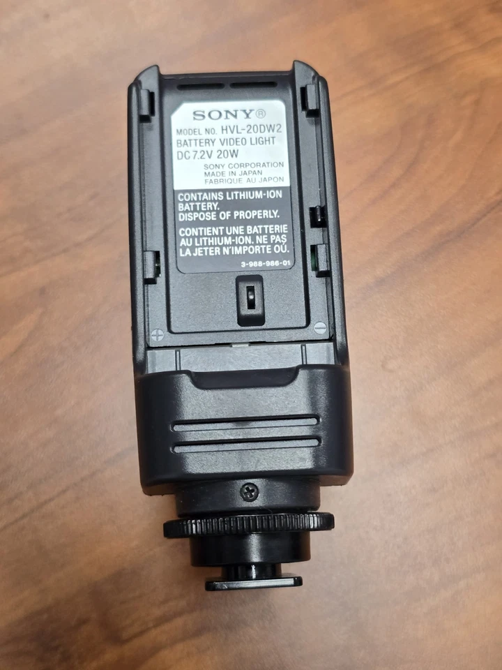 Sony HVL-20DW2 Battery Video Light Hotshoe - Image 4 of 4