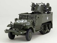 White Half-Track M16 Us Army 1945 - Motor City 1/43
