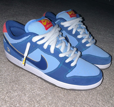 Nike SB Dunk Low Pro PRM ''Why So Sad?'' Blue Skateboarding Shoes US 9 Medium