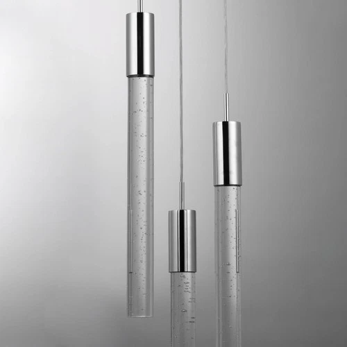 ET2 Big Fizz 13" Chrome and Crystal 3-Light LED Multi Light Pendant - Picture 3 of 4