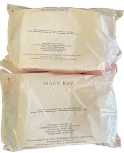 NEW & Sealed Mary Kay Disposable Facial Cloths Lot Of 2 Packs, 30 Each