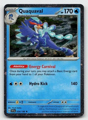 Quaquaval - (Cosmos Holo) 054/198 LP Pokemon TCG Promo