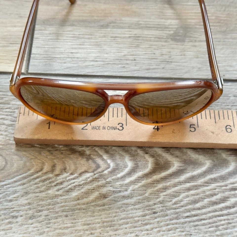 Gafas de sol Vuarnet 374 Skilynx marrón Magnum PI Tom Selleck lentes raspadas de colección Foto 2 de 4