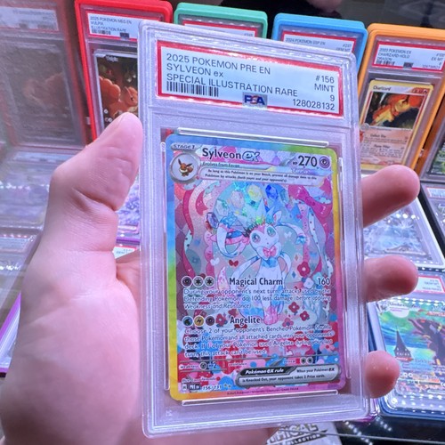 Pokemon PSA 9 Sylveon ex 156/131 Prismatic Evolutions 2025 SIR Holo