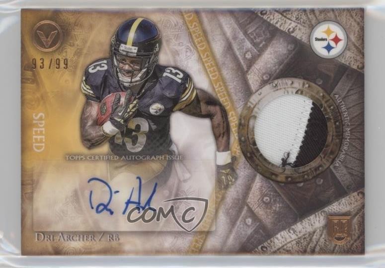 2014 Valor of Honor Speed 93/99 Dri Archer RPA Rookie Patch Auto RC Shield 0jd0