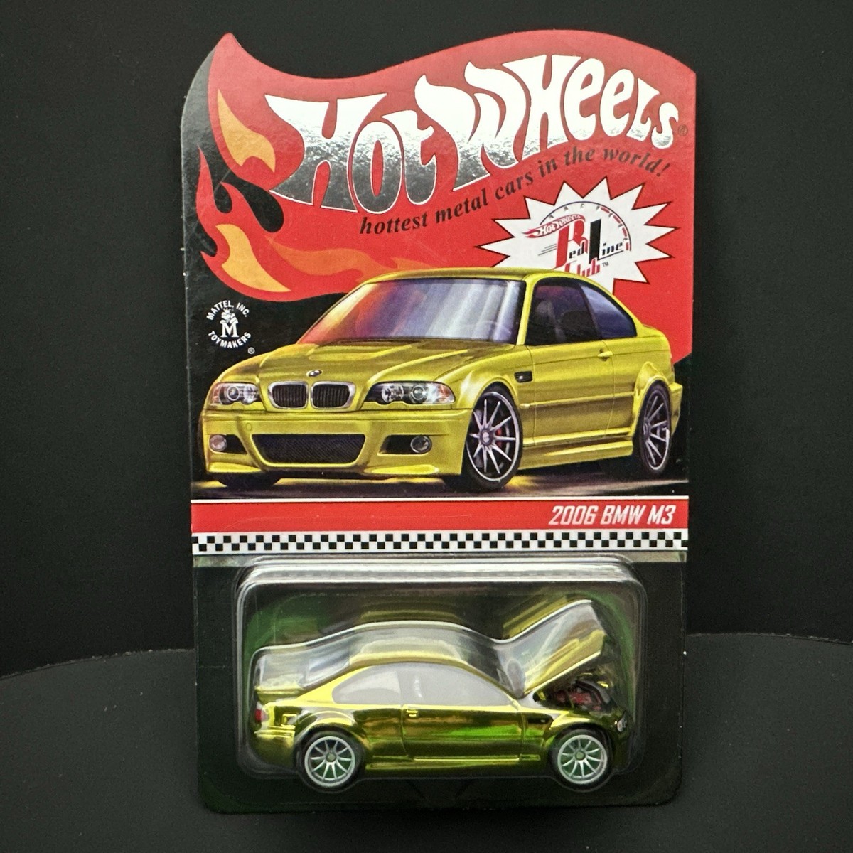 Hot Wheels Red Line Club Exclusive 2006 BMW M3 Gold 15811