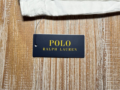 Polo Ralph Lauren Mens Shorts Linen Blend Size 42” White Nautical Straight NWT - Picture 11 of 17