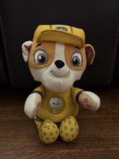 Paw Patrol Snuggle Up Pup Rubble Plush Doll Night Light Musical Lullaby WORKS