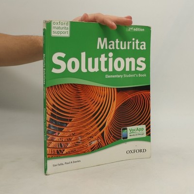 Maturita Solutions. Elementary Student´s book  |  Tim Falla