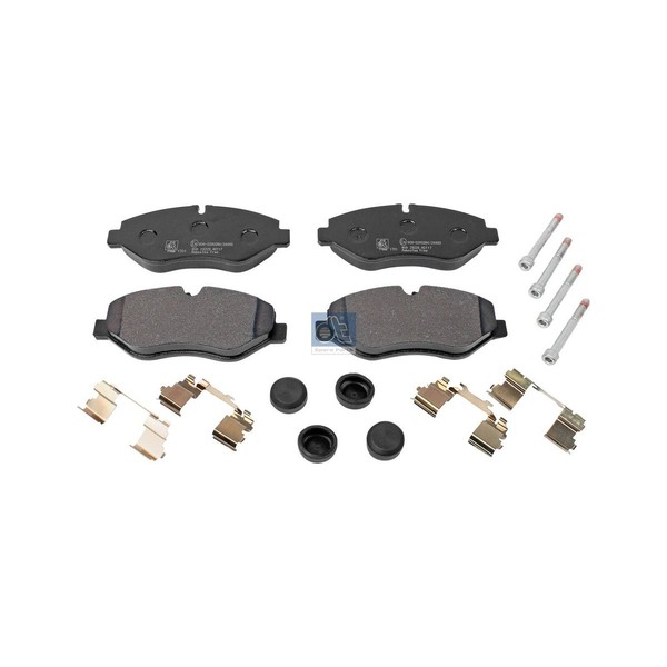 Bremsbelagsatz Scheibenbremse Vorderachse DT Spare Parts FüR U.A. Iveco Daily-image