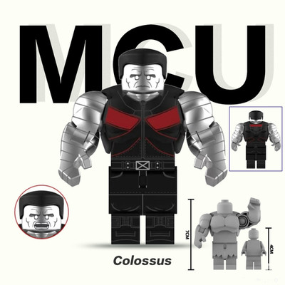 Custom Marvel Colossus X-Men 3 inch ,Minifigure new gift for fans Birthday