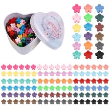 WOVOWOVO 108Pcs Mini Flower Hair Clips - 1 Count Pack of 108 , Multi-colored