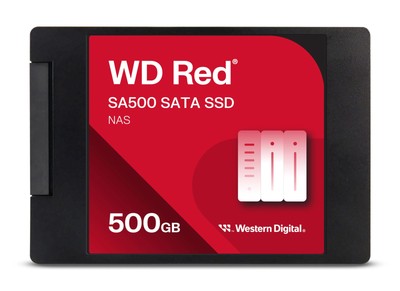 WD Red SA500 NAS 3D NAND Internal SSD - SATA III 6 Gb/s 2.5/7mm Up 560 MB/s - WD