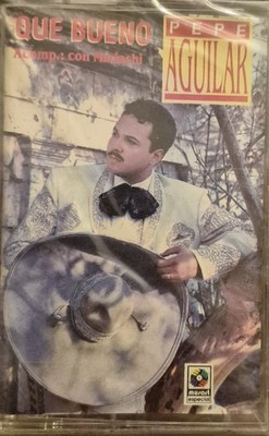 Pepe Aguilar Cassette Con Mariachi Que Bueno Rare New Sealed