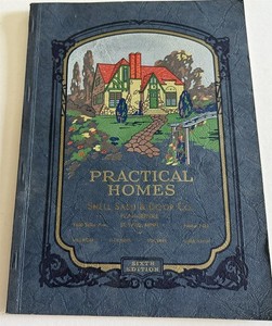 1932 Practical Homes Catalog Snell Jens Peterson St. Paul Minnesota Color 64 pgs