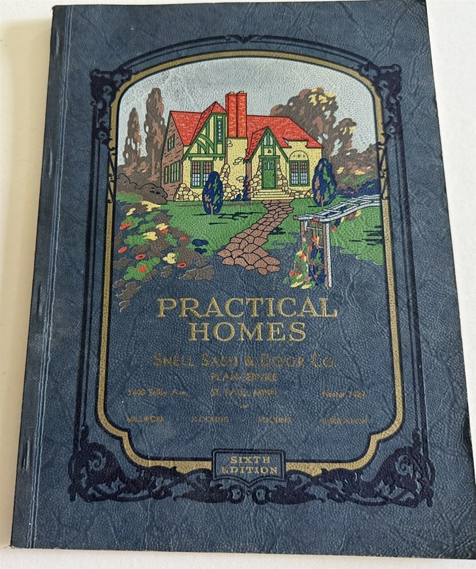 1932 Practical Homes Catalog Snell Jens Peterson St. Paul Minnesota Color 64 pgs