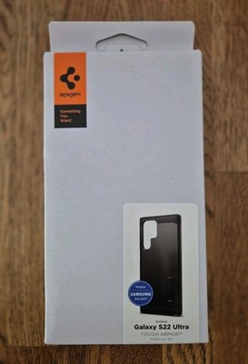 Spigen Samsung Galaxy S22 Modell Tough Armor Ultra Schwarz Schutzhülle 