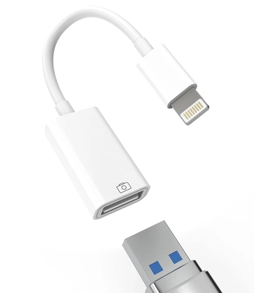 IACCU Lightning zu USB A Adapter Kabel Kurz Version