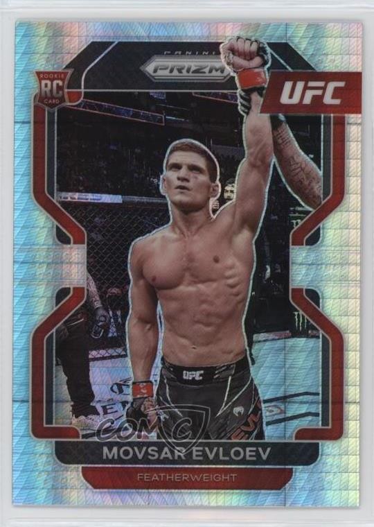 2022 Panini Prizm UFC Hyper Prizm Movsar Evloev #130 0e1