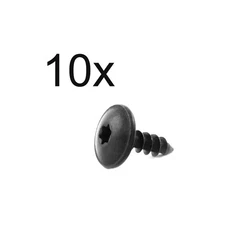 10x VW Skoda Seat Audi Hex Socket Sheet Metal Screw 5X16 N90974701