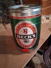 Becks Empty 1 Gallon Mini Keg