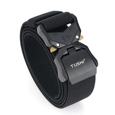 1.5" Quick Release Tactical Belt Aluminum Alloy Buckle Adjustable Nylon Men Belt