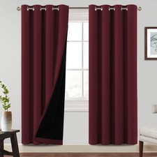 100 blackout curtain opaque curtains set of 2 blackout curtains with...