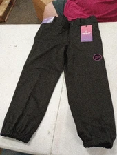 RIP-IT Girls' Softball Pants Size Small Black,    008