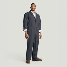 NWoT Red Kap Men's Twill Action Back Coverall Mechanics Gray Size 42 90 BB357